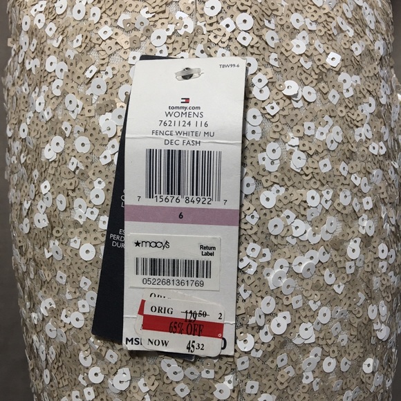 NWT Tommy Hilfiger Sequin Sparkle Skirt - Picture 4 of 4